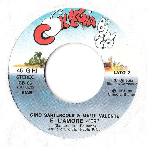 Gino Santercole : Adriano T'Incendierò (7")