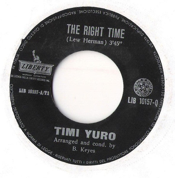 Timi Yuro : Il Problema Più Importante (If You Gotta Make A Fool Of Somebody) (7", Mono)