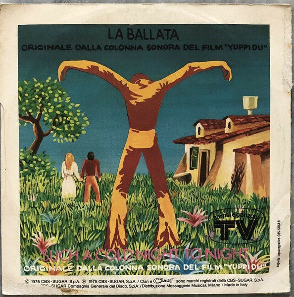 Gino Santercole : Such A Cold Night To Night (7")