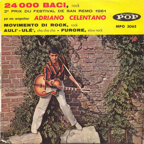 Adriano Celentano : 24 000 Baci (7", EP, Mono)