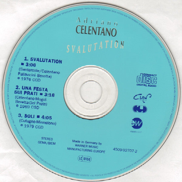Adriano Celentano : Svalutation (CD, Single, RE)