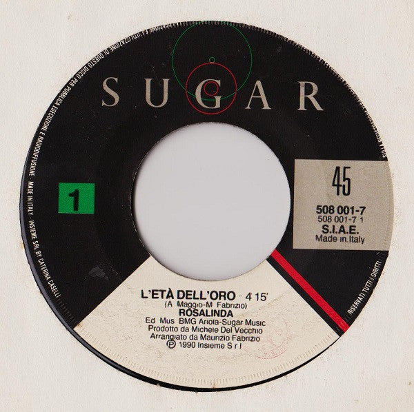 Rosalinda Celentano : L'Età Dell'Oro (7")
