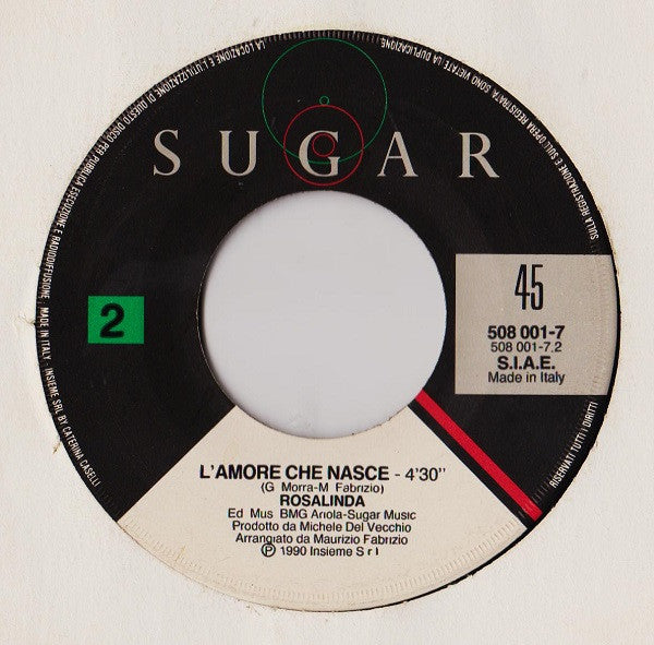 Rosalinda Celentano : L'Età Dell'Oro (7")