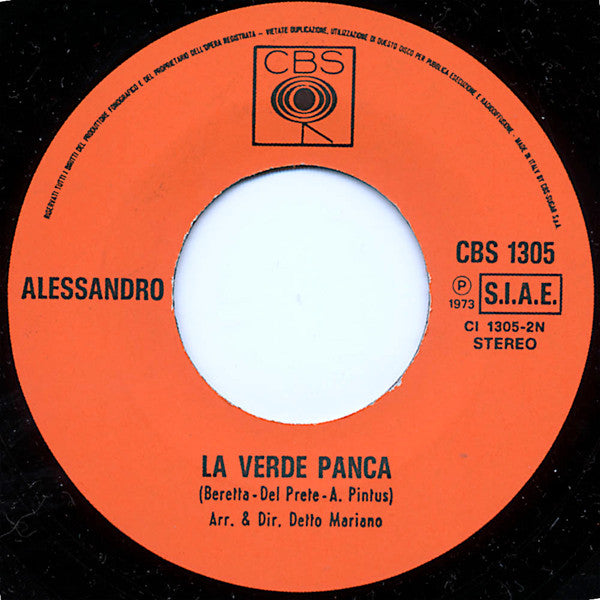 Alessandro Pintus (3) : Tre Minuti Di Ricordi  (7")