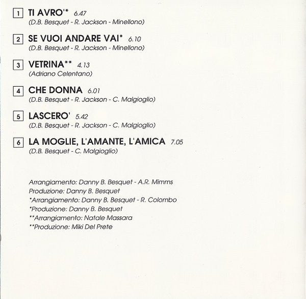 Adriano Celentano : Ti Avrò (CD, Album, RE)