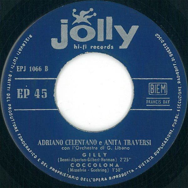 Adriano Celentano : Non Esiste L'Amor (7", EP, Mono)