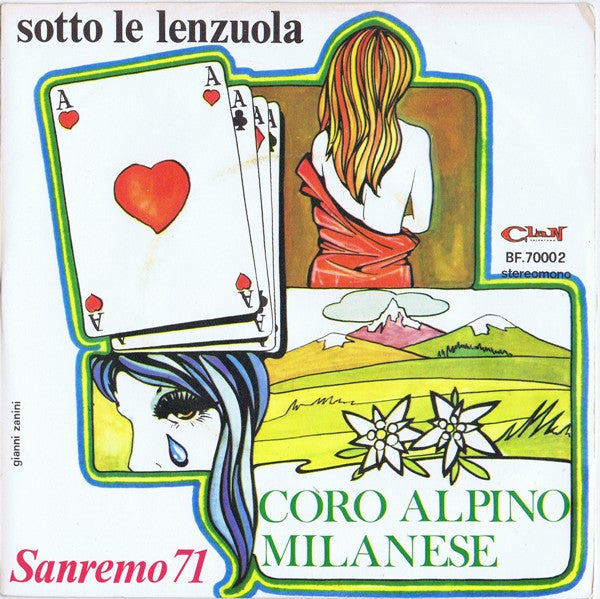 Coro Alpino Milanese : Sotto Le Lenzuola (7")
