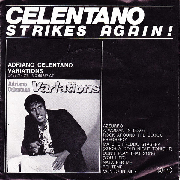 Adriano Celentano : Don't Play That Song (7", Single)