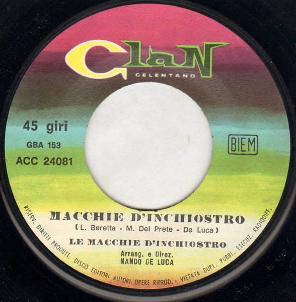 Le Macchie D'inchiostro : Macchie D'inchiostro / Viva la Fiera (7")