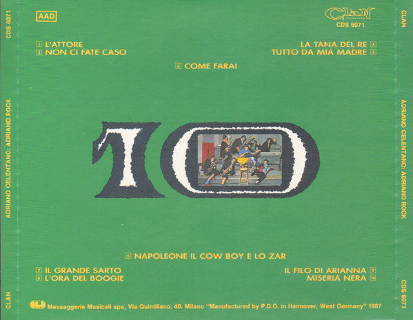 Adriano Celentano : Adriano Rock (CD, Album, RE)