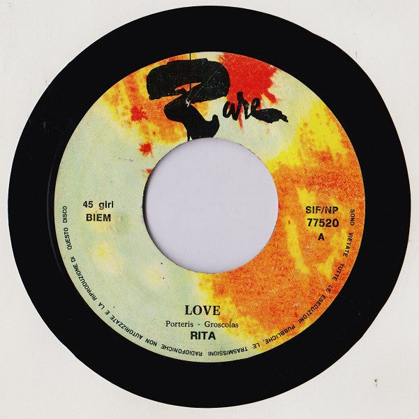 Rita Cadillac : Love  (7")