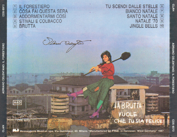 Adriano Celentano : Il Forestiero (CD, Album, RE)