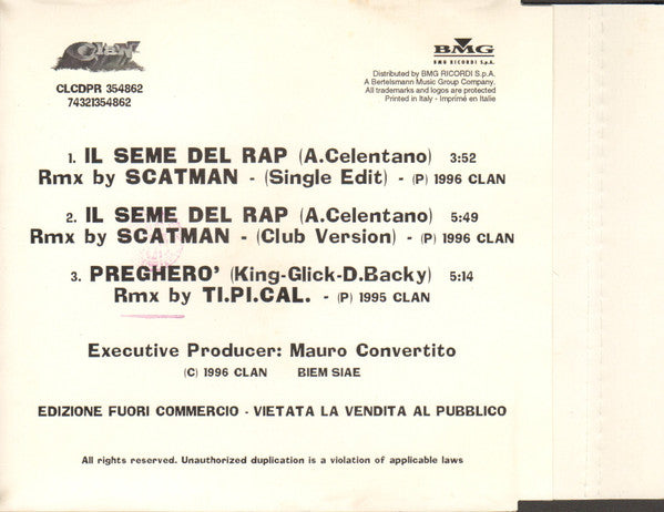 Supermolleggiato : Il Seme Del Rap (CD, Single, Promo)