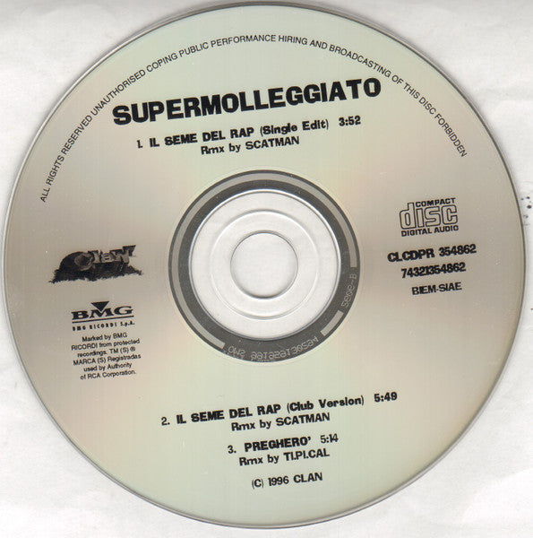 Supermolleggiato : Il Seme Del Rap (CD, Single, Promo)
