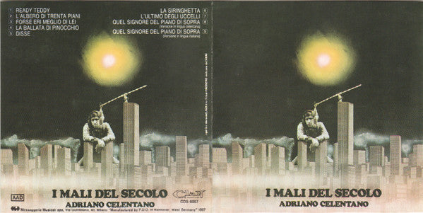 Adriano Celentano : I Mali Del Secolo (CD, Album, RE)