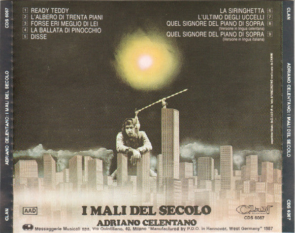 Adriano Celentano : I Mali Del Secolo (CD, Album, RE)