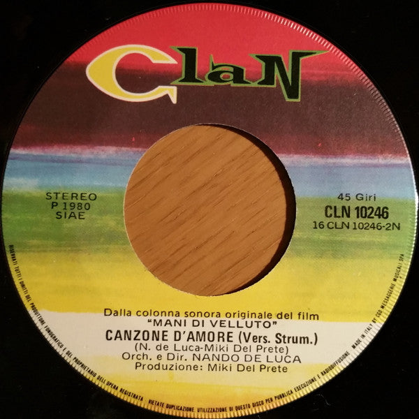 Nando De Luca : Mani Di Velluto (7")