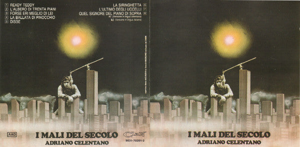 Adriano Celentano : I Mali Del Secolo (CD, Album, RE, RM)