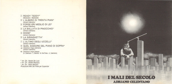 Adriano Celentano : I Mali Del Secolo (CD, Album, RE, RM)