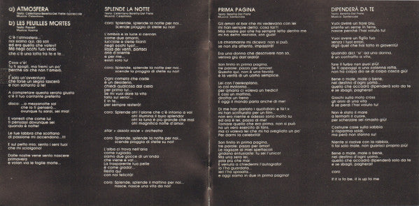 Adriano Celentano : Atmosfera (CD, Album, RE)