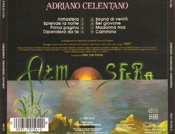 Adriano Celentano : Atmosfera (CD, Album, RE)