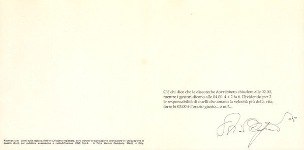 Adriano Celentano : La Terza Guerra Mondiale (CD, Single, Promo)