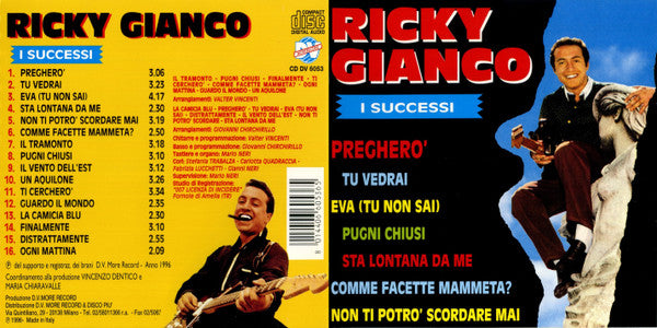 Ricky Gianco : I Successi (CD, Comp)