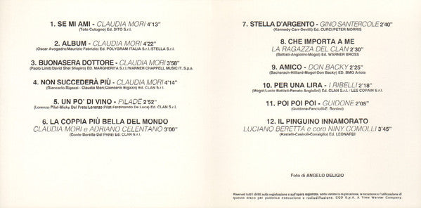 Claudia Mori : Claudia Mori E I Ragazzi Del Clan (CD, Comp)